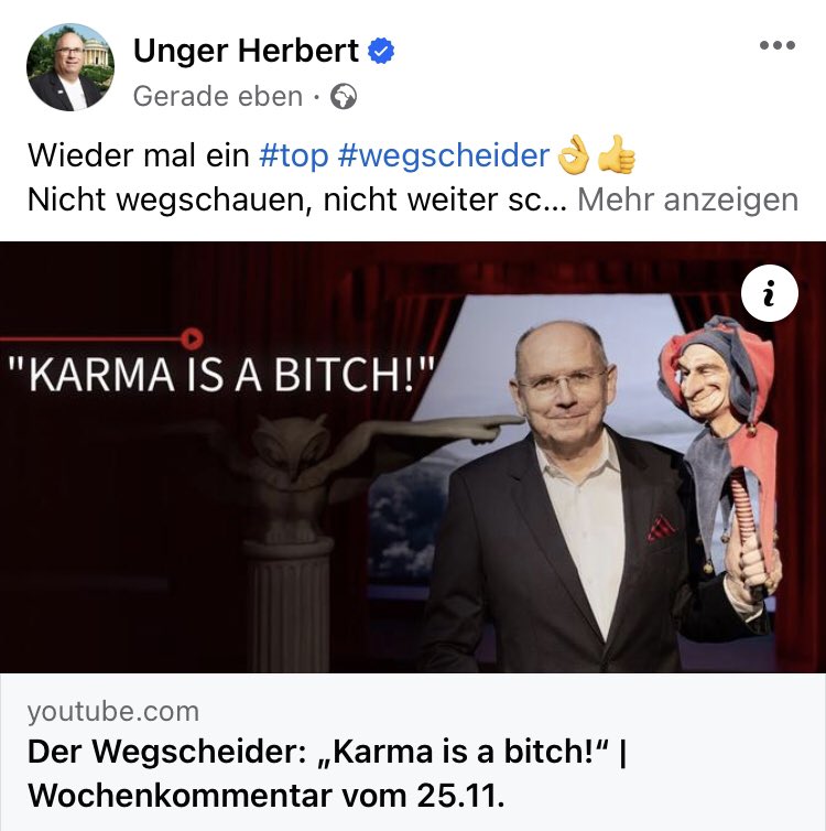 daunger1's tweet image. Wieder mal ein #top #wegscheider👌👍
Nicht wegschauen, nicht weiter scrollen.
Anschauen und  weiter verbreiten. 

youtube.com/watch?v=DAYzpY…