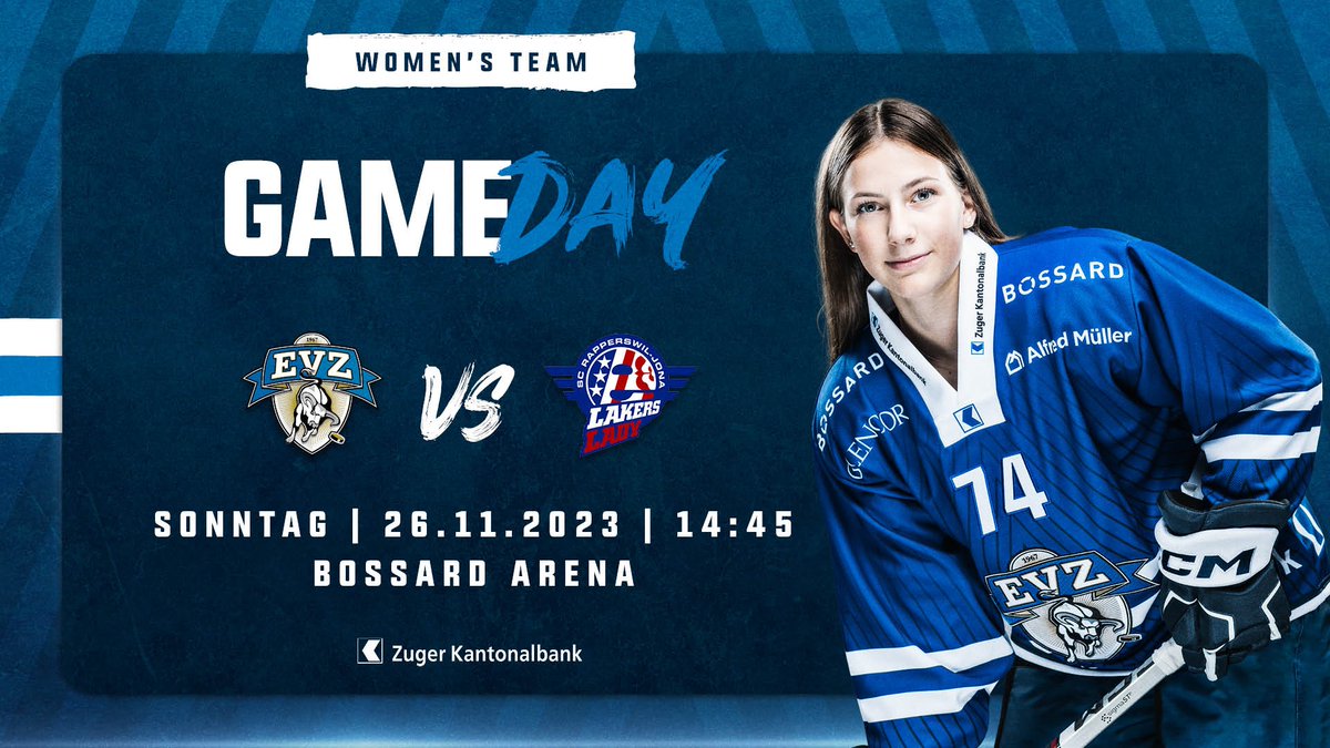official_EVZ's tweet photo. Im zweiten Spiel dieses Wochenende treffen wir auf die Lady Lakers💥
🏠 HOME GAME
🏆 #swhlb
🏒 #EVZ 🆚 #LadyLakers
📍 BOSSARD Arena
⏰ 14:45
🎟️ https://t.co/RAvrgdrWxc
#fürblauundwiis https://t.co/zCWC3mzNqm
