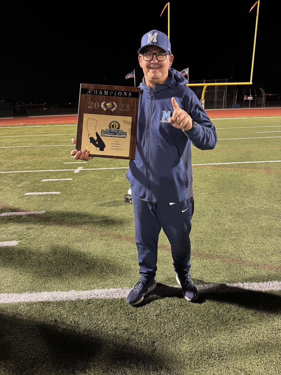 TeamZig's tweet photo. Finally….. CIF Champs! Blessed to be part of this program this year. What a great staff and players.  Next up CIF State playoffs. @SoonsFootball #GoSoons #MakeItToMonday #UNCOMMON https://t.co/BWhM4H89ru
