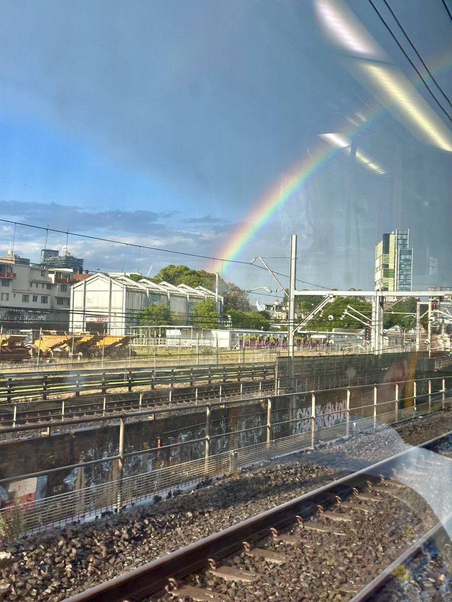 the end of the rainbow is your rail replacement bus