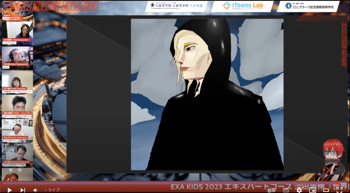 exa_kids's tweet photo. たった一枚の絵画でここまで勝ち上がってきた骨太クリエイター深田壽伸さんの『世界は悲しみで溢れている』
きっぷのいい語り口で、絵画に対する哲学とテーマを語ってくれました✨
視聴はこちらから
https://t.co/oSuszfT9ux
#exakids
#exakids2023 https://t.co/wvi8WTZzeT