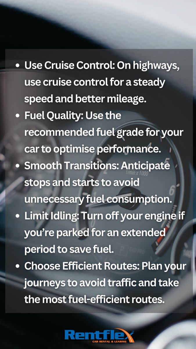 Mastering Mileage: Tips for Efficient Car Fuel Economy
:
:
#cars #mileage #carmileage #carmileagetips #efficient #cafueleconmy #tips #cartips #masteringmileage #rentflex #dubaicars #dubailife #carsuae #rentals #car