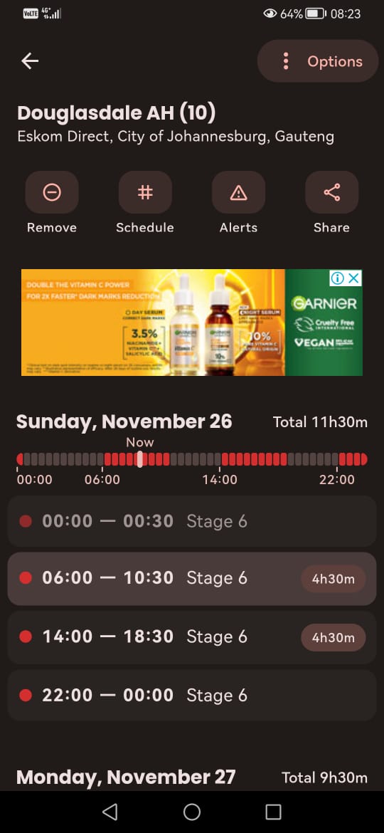 Sandipa's tweet photo. @CityPowerJhb how is it possible that douglasdale block 10 and olivedale block 10 have different schedules? Olivedale seems to be following douglasdale schedule and yet you don't know anything about it? https://t.co/tfpvvbTNKW