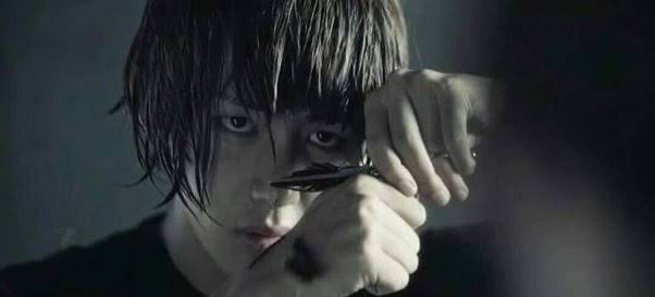 Theory : The reason why Tae aka Jooan’s hair is cut so short I think it’s because they are planning to use this scene from Danger ( it was included in the Stigma VCR as well , which makes me think they have included this in HYYH Canon )