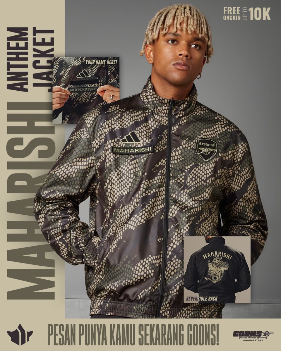Sambil menikmati kemenangan tadi malam, ada jaket yang kece banget nih Goons yang sudah siap untuk kalian pesan.

Yuk, langsung aja pesan punya kamu sekarang, karena pre-ordernya dibukanya cepat ya.
Jangan sampe ketinggalan ya Goons!

Let's kuy! 🔥🔥🔥