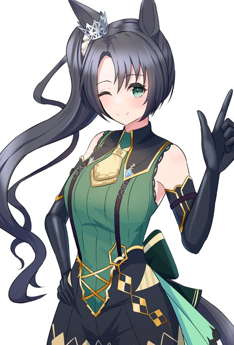 サトノクラウン描いた!  #ウマ娘