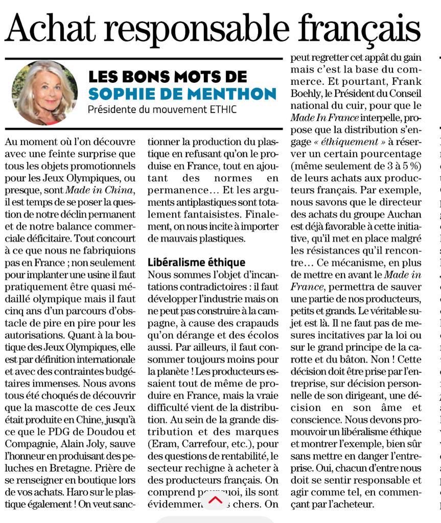 Il va falloir arrêter de compter sur les autres ! ⁦<a href="/SdeMenthon/">Sophie de Menthon</a>⁩