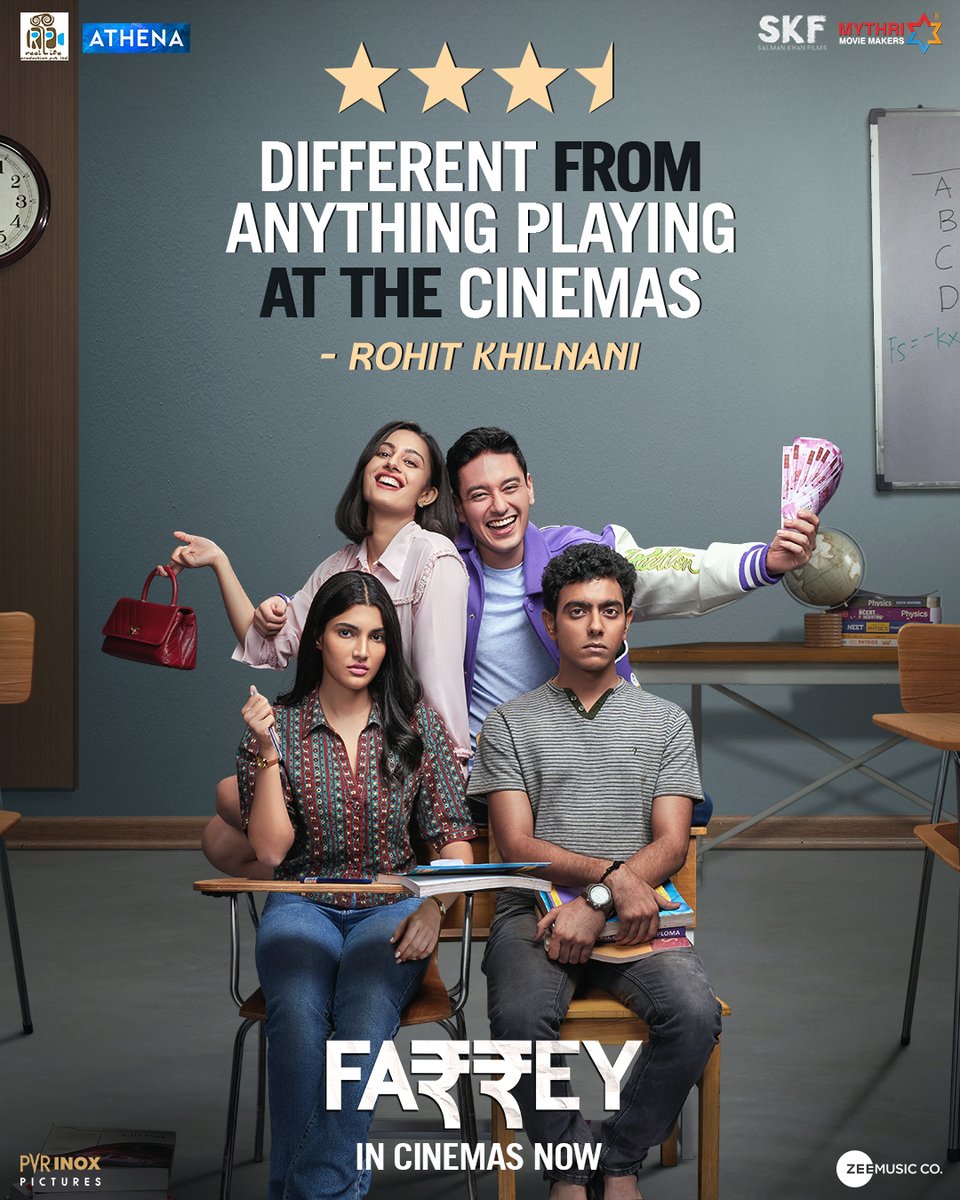 Too much love coming our way! #Farrey now showing at a theatre near you. Book Your Tickets Now: bookmy.show/Farrey | m.paytm.me/farrey @BeingSalmanKhan #SoumendraPadhi #Alizeh @isahilmehta #ZeynShaw @prasanna_bisht @RonitBoseRoy @JuuhiBS #NaveenYerneni @atulreellife…