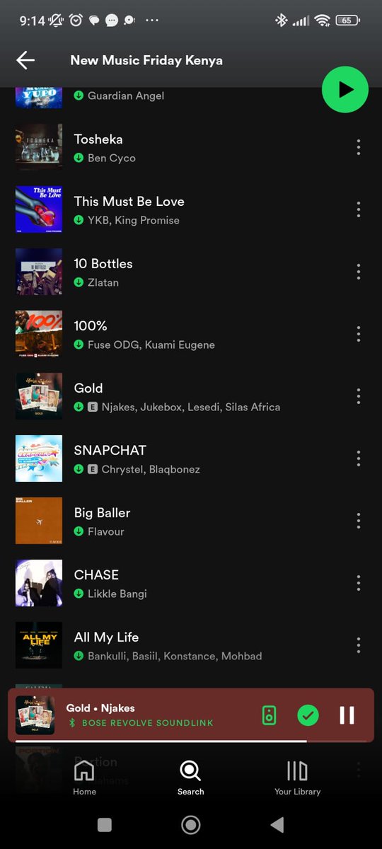 GUYS, GOLD MADE IT ONTO AN OFFICIAL SPOTIFY PLAYLIST!!!🥇🥇🥇

Checked my emails to see we made New Music Fridays: Kenya🎉🎉! This is my first official playlisting, I'M GEEKING😭😭. Thank you <a href="/SpotifyAfrica/">Spotify Africa</a>! (Song teaser next tweet).

Feel Good; Bump Gold: open.spotify.com/playlist/37i9d…