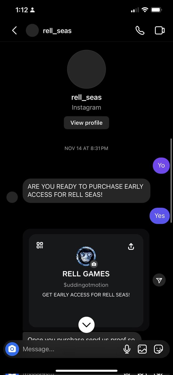 Bro i told you need to do something about that account, this guy is scamming people and people are coming to me for this reason. You guys should do something about this,
He is selling fake tester for $25
<a href="/CaribVros/">RELLbad <a href="/RELLGames/">RELL Games</a></a> <a href="/CaribBros/">RELLsin @RELLGames</a> @RELLGames