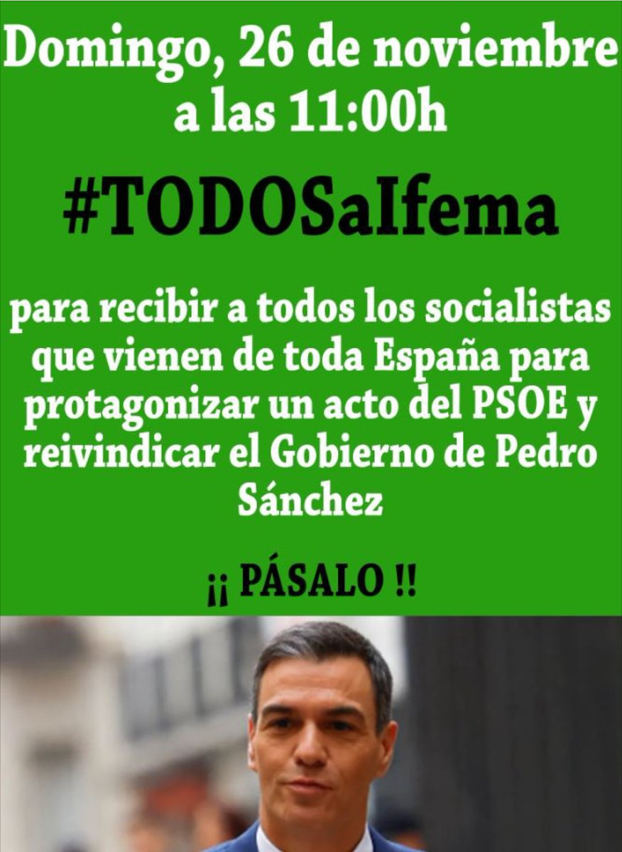 #PedroSánchezTerrorista
#PedroSanchezFiloterrorista
#TODOSaIfema