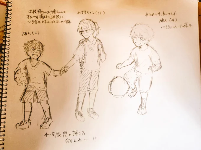 本の作成に取り掛かろうと色々つめていっているのですが、🪶の幼少期考えるだけでどちゃクソ楽しいですねそれはそうとしてショタの描き分けむっず!!!!! 