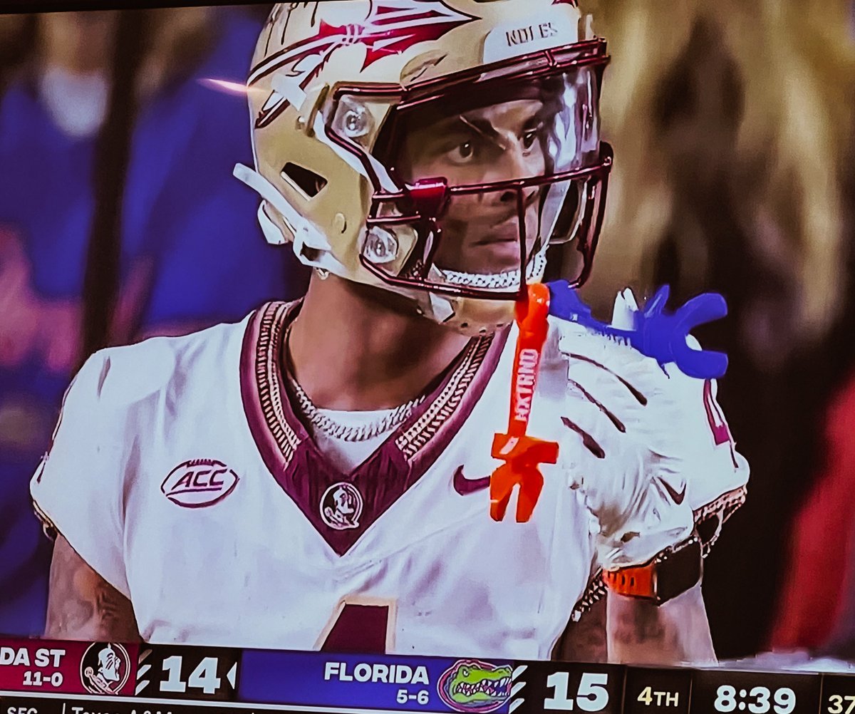 keon coleman with the dumbest trend in the history of college football