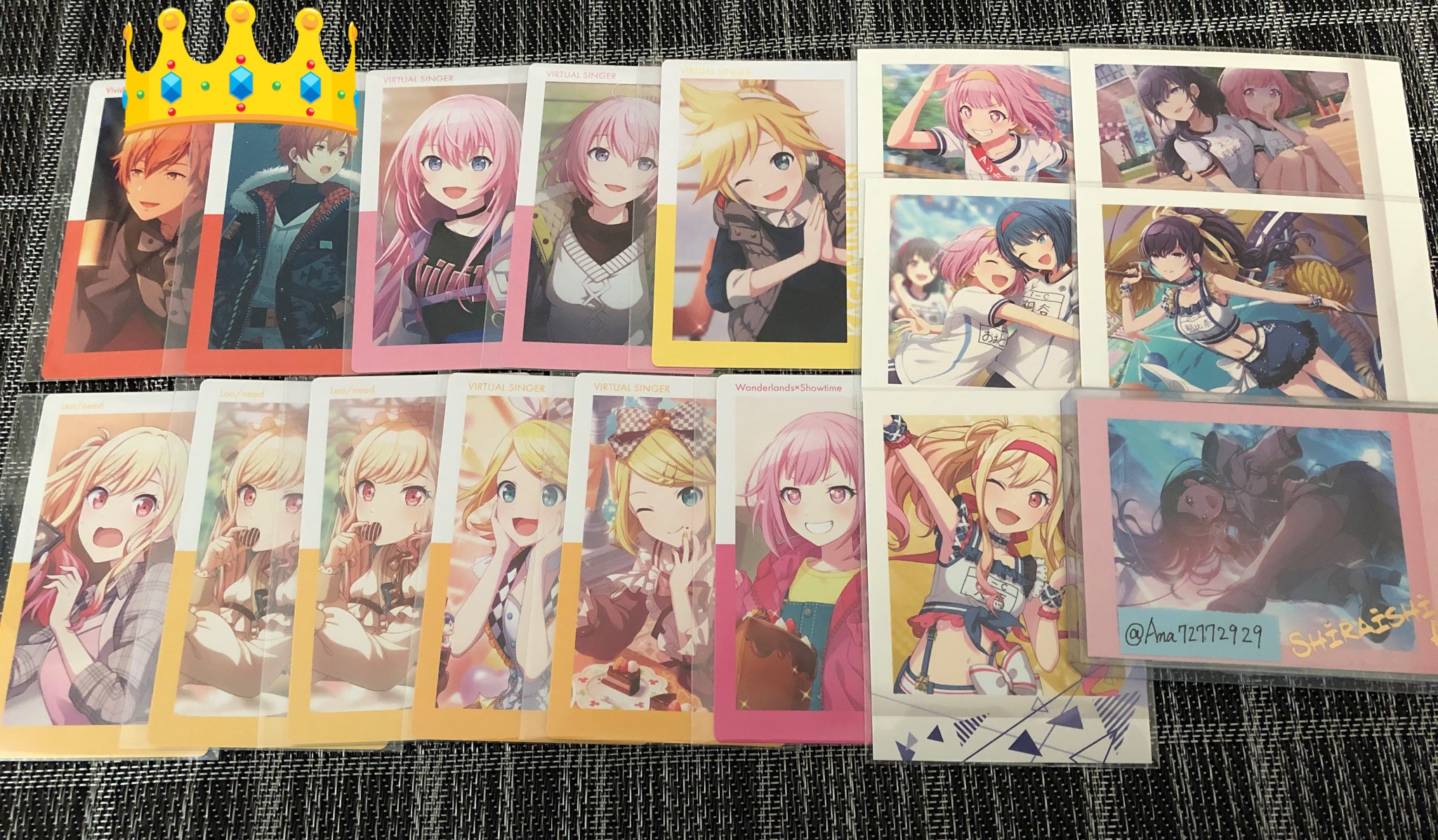プロセカ クリエイターズフェスタ の箔押し 東雲彰人