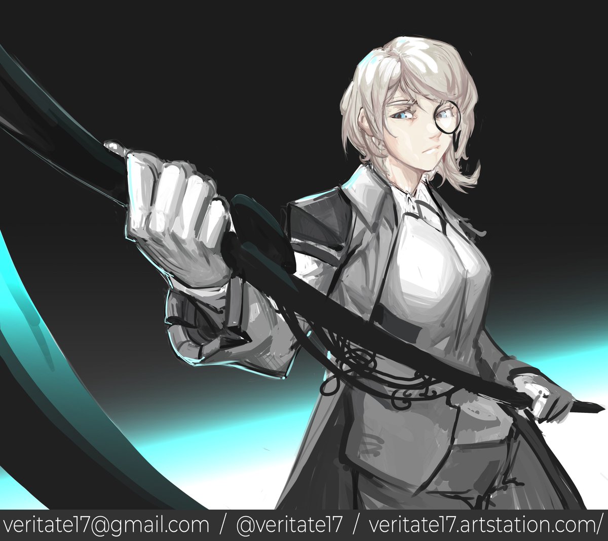 veritate17's tweet photo. Day 17 of drawing till I get a job
Today is Faust with The Silent Orchestra's armor and with her, that's all the sinners!

#Limbus_Company #LimbusComapny #lobotomy_corporation https://t.co/1dciZmqNVf