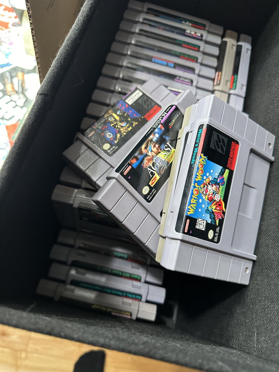 50 #supernintendo games going up little by little. #snes #nintendo #videogames #gamenerd #ebay #supportlocal