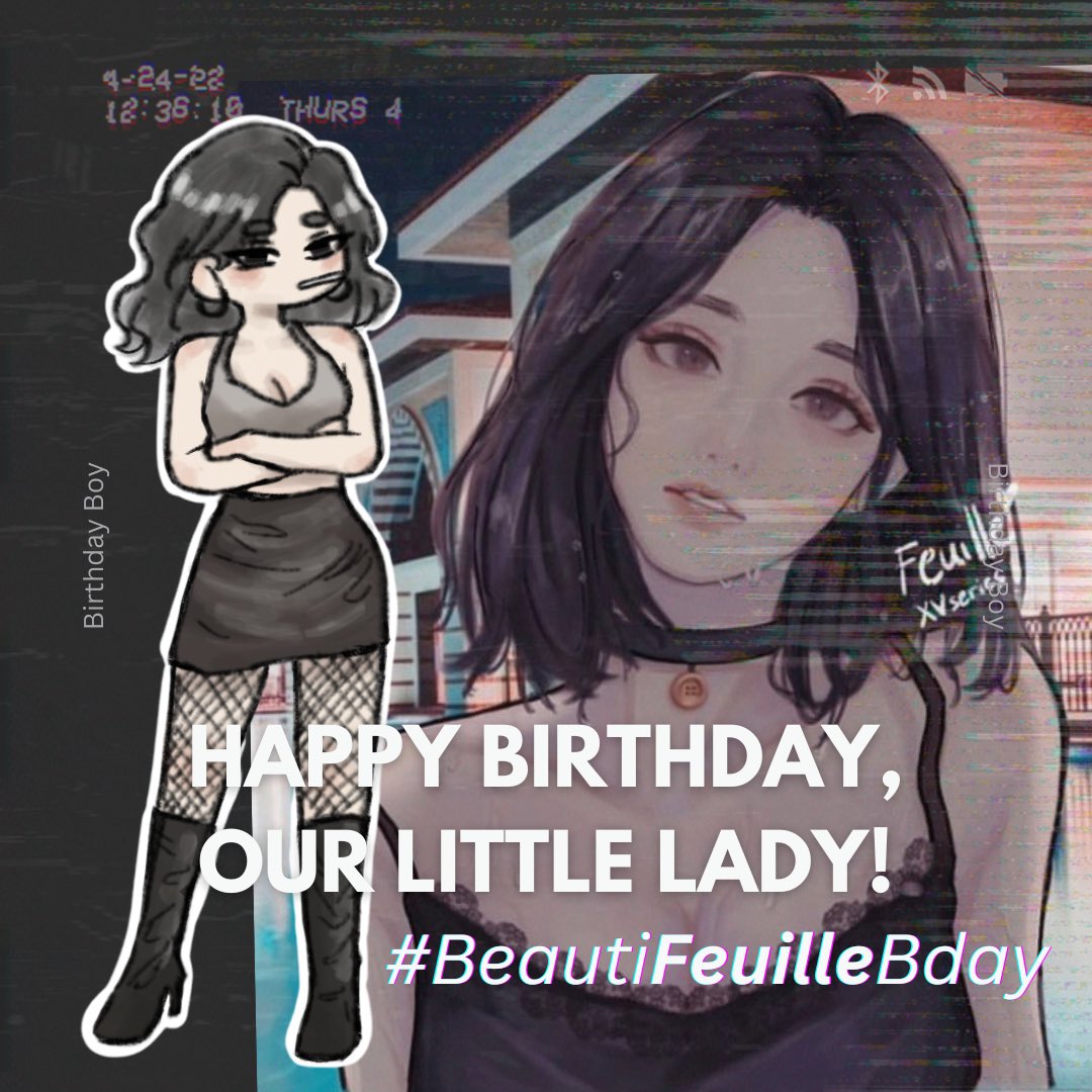 Happy birthday to our brave and feisty little lady, Feuille Guivellnova aka Folie! 😍🖤🖤🖤 #BeautiFeuilleBday