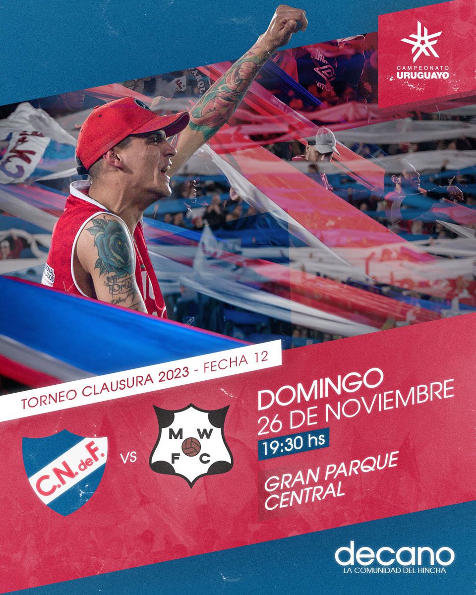 Hoy juega el Decano del fútbol uruguayo. Nacional Nacional #ElClubGigante  🇳🇱