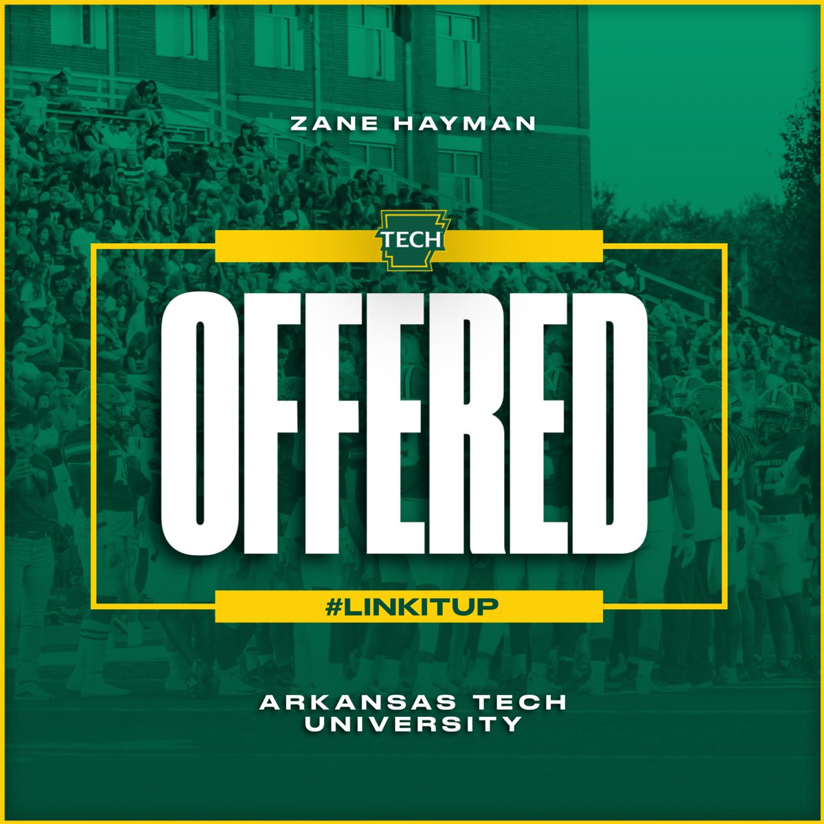zane hayman (@zanehayman74) on Twitter photo I would like to thank Arkansas Tech for the offer to play football! <a href="/DomMirocke/">Dom Mirocke</a> <a href="/SixZeroAcademy/">Coach Matt McChesney</a> <a href="/FondawRoy/">Roy Fondaw - NSR</a> I would like to thank Arkansas Tech for the offer to play football! <a href="/DomMirocke/">Dom Mirocke</a> <a href="/SixZeroAcademy/">Coach Matt McChesney</a> <a href="/FondawRoy/">Roy Fondaw - NSR</a>