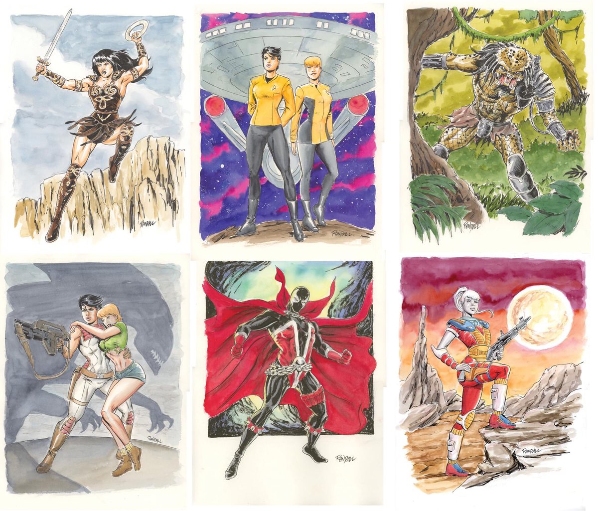 I DON'T DO WATERCOLOR COMMISSIONS... ...except in support of my TREKKER Kickstarters. One of those is running now! First tier of ten slots SOLD OUT fast! But I've just added a Round 2. Grab one, and claim a copy of the latest Trekker book: TrekkerKickstarter.com