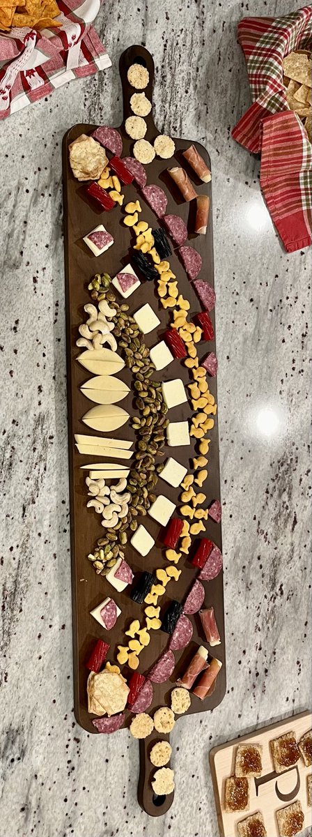 Let the (charcuterie) Board War, and the party, begin.  

It was more fun creating it than eating it!!!