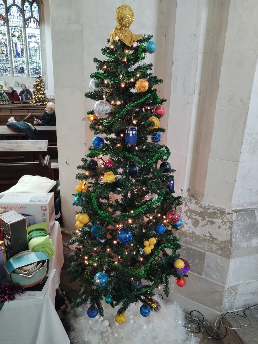 Can you spot our influence on the Cedars Christmas Tree at the church tree festival?
