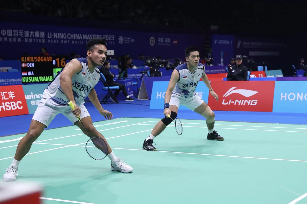 PRAMYEREZONE's tweet photo. [PHOTO] Pram/Yere on Round of 16
at #ChinaMasters2023

📸: PBSI https://t.co/wqzPxWR1eJ