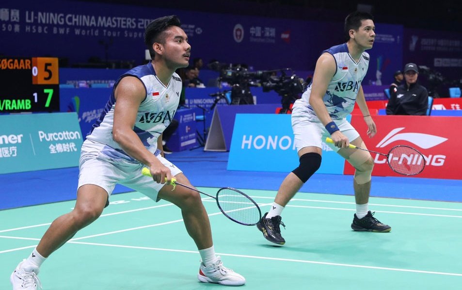 PRAMYEREZONE's tweet photo. [PHOTO] Pram/Yere on Round of 16
at #ChinaMasters2023

📸: PBSI https://t.co/wqzPxWR1eJ