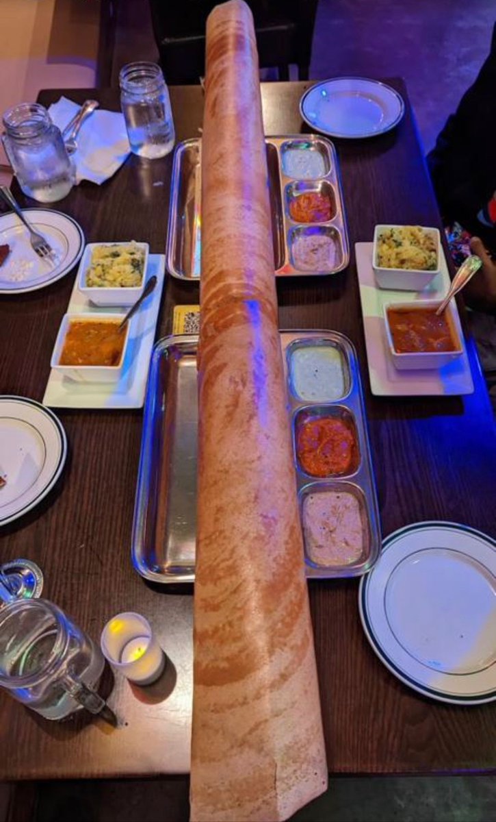 Have you ever had this Dosa? Once in a lifetime experience 😜