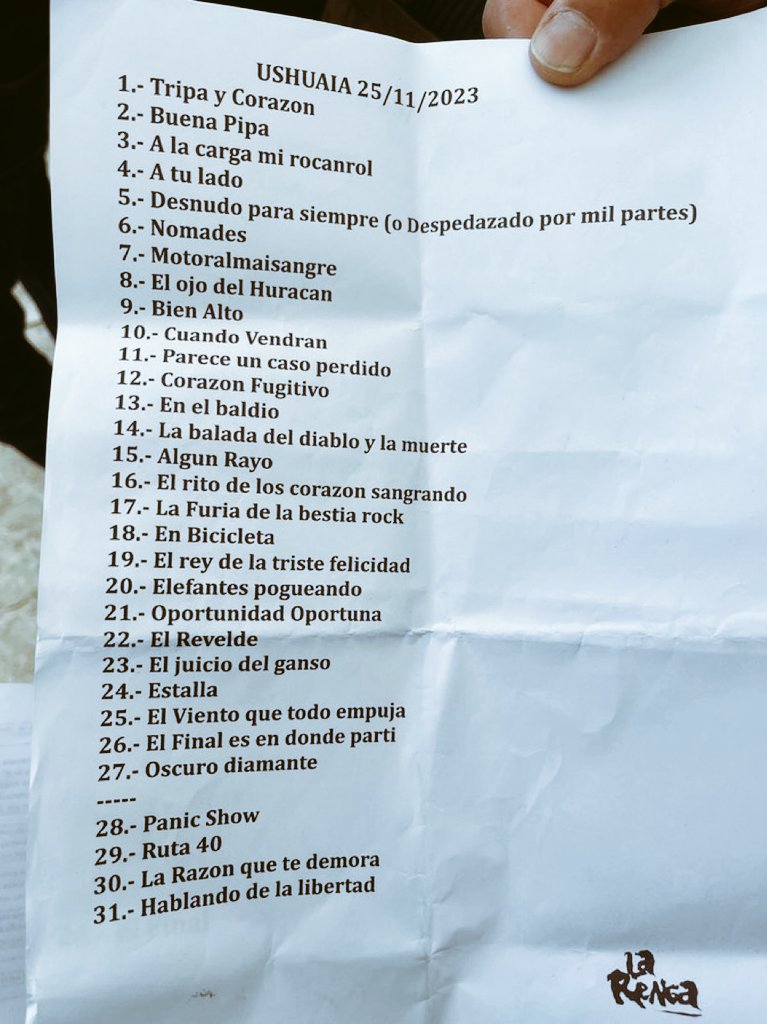 Lo que dejó la renga en el fin del mundo! Impresionante e histórico show, sin palabras!