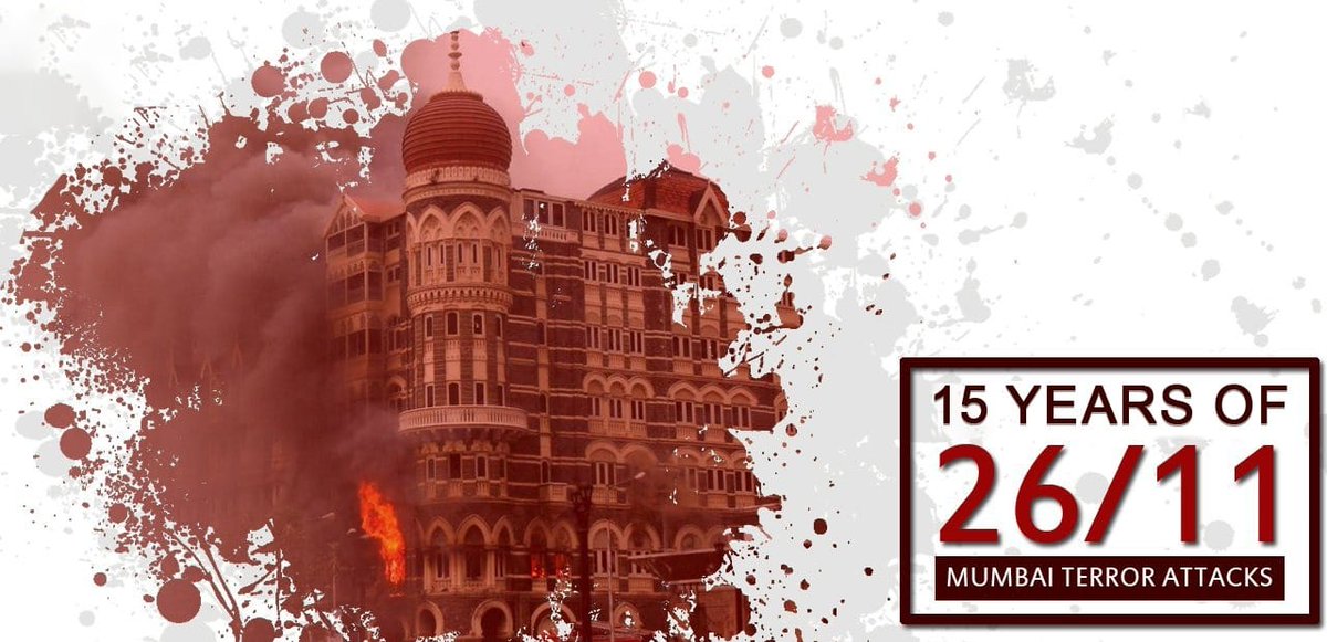 आज 26/11 की दुर्भाग्यपूर्ण घटना को 15 साल पूरे हो गए हैं। देश के लिए मर मिटने वाले  बहादुर शहीदों को नमन करता हूं।
#MumbaiAttack #Martyr #RealHeroes #Indiansoldiers #MumbaiPolice