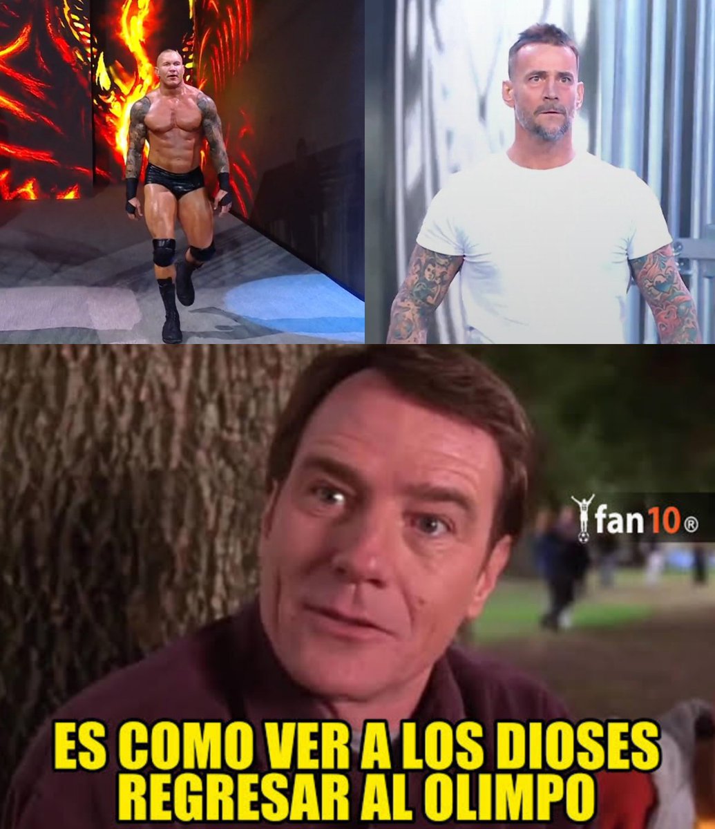 SoyFan10's tweet photo. Randy Orton y Cm Punk volvieron a la Wwe. 😍 https://t.co/FU3f4rl4ph