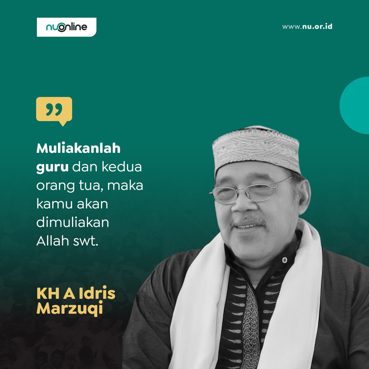 nu_online's tweet photo. Sahabat #NUOnline 

Bersyukurlah kita, yang masih dapat bertemu orang tua dan guru-guru kita. Masih ada senyum orang tua dan guru-guru kita yang kita temui. Masih ada waktu untuk memuliakan dan berbakti langsung kepada mereka di dunia. https://t.co/orrSUWjRog