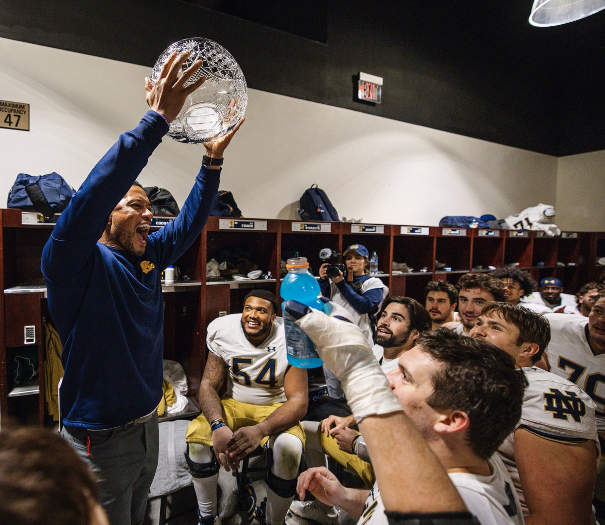 The Legends Trophy is coming HOME #GoIrish☘️