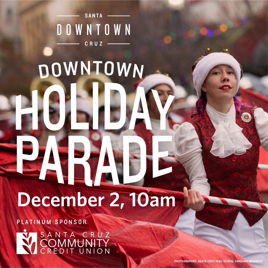 The beloved Holiday Parade is back on December 2, starting at 10AM.

This wonderful event is the official kick-off to the holiday season and showcases so many amazing community groups and local businesses.

The parade is rain or shine. Check the link in our profile for more info
