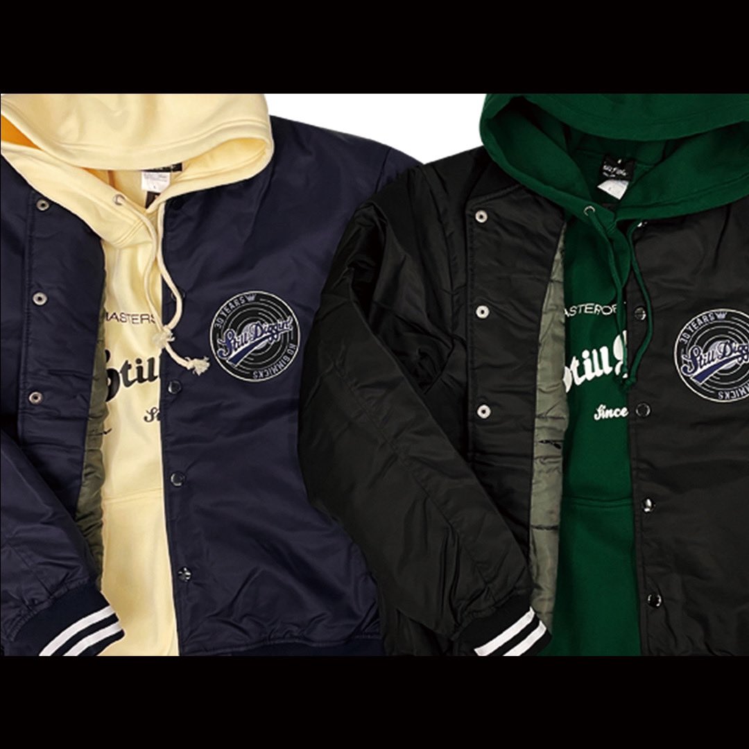 stilldiggin_tyo's tweet image. ◻︎
【NEW ARRIVAL】
2023F/W
30th. Anniv. "NO GIMMICKS" Stadium Jacket

ノーギミック ノー小細工 本日発売。

#30thanniversary #stadiumjacket #baseballjacket #2023fallandwinter #nogimmicks #checkmate #muro #devlarge