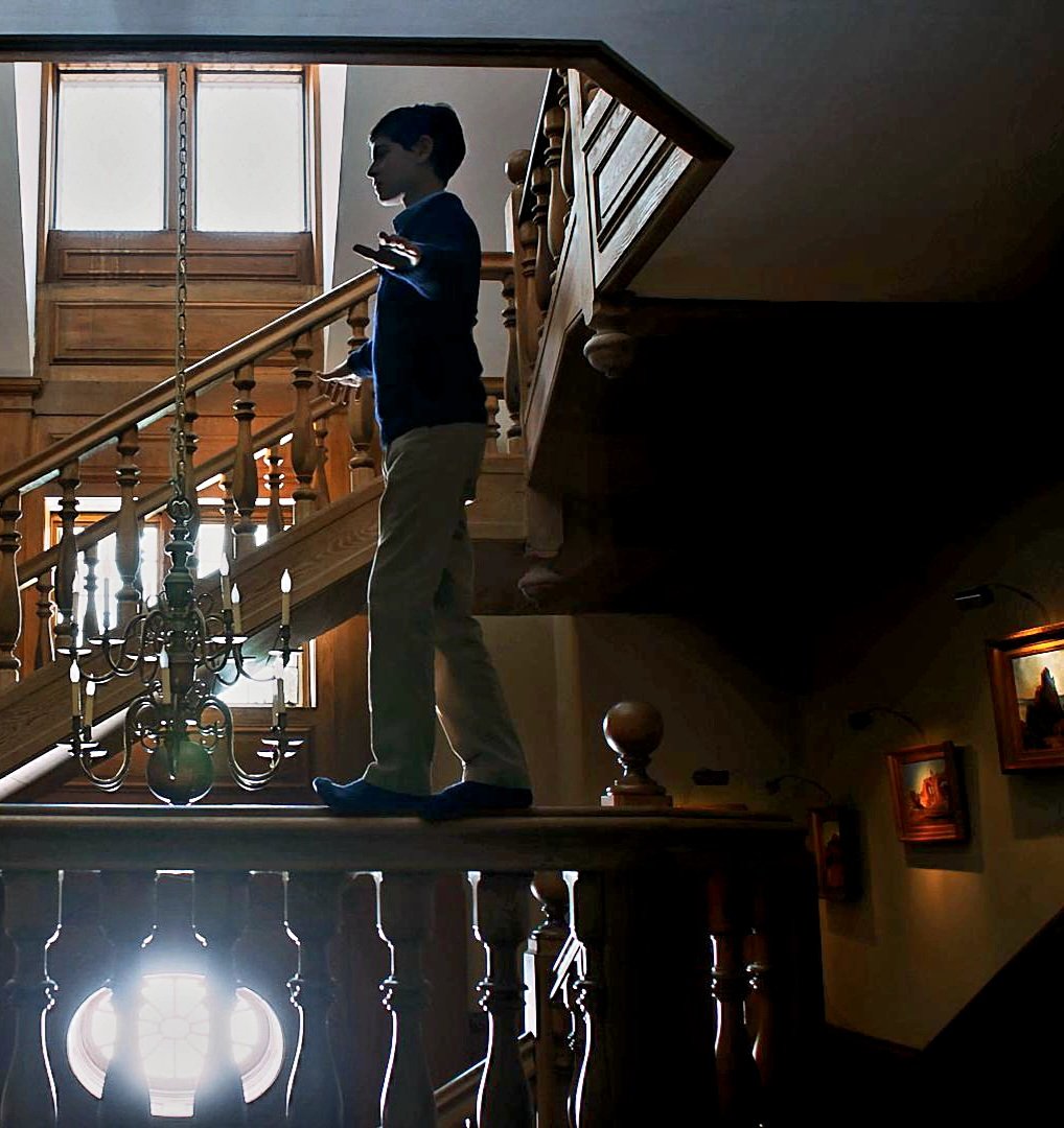 Damian: -was doing this so he can learn how to use his magic-