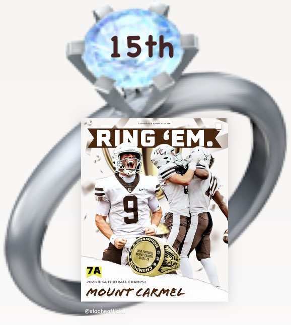 DebDoodyFurlong's tweet image. Fun Fact…🤎🤍🏈 Mount Carmel is the only school in Illinois history that has won a state championship in 4 different classes 5a, 6a, 7a, and 8a.
💯 Fantastic 15th Illinois State Champs 🏆! 
@CaravanFootball @Jordanlynch06 @JackElliott09 @matthewmarkett @StartzParker @darrion_a