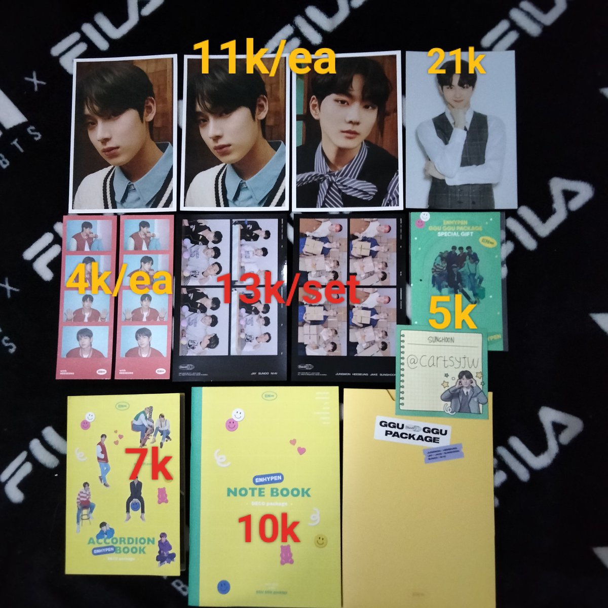 cartsyjw's tweet photo. want to sell ready ina aab enhypen

✅keep event *DP
❌packing + fee adm sh0pee
📍bogor
⚠️prefer take all / minimal take 3 barang

wts photocard pc postcard photostrip enha jungwon sunoo heeseung gguggu package nyel https://t.co/o92stth8Su