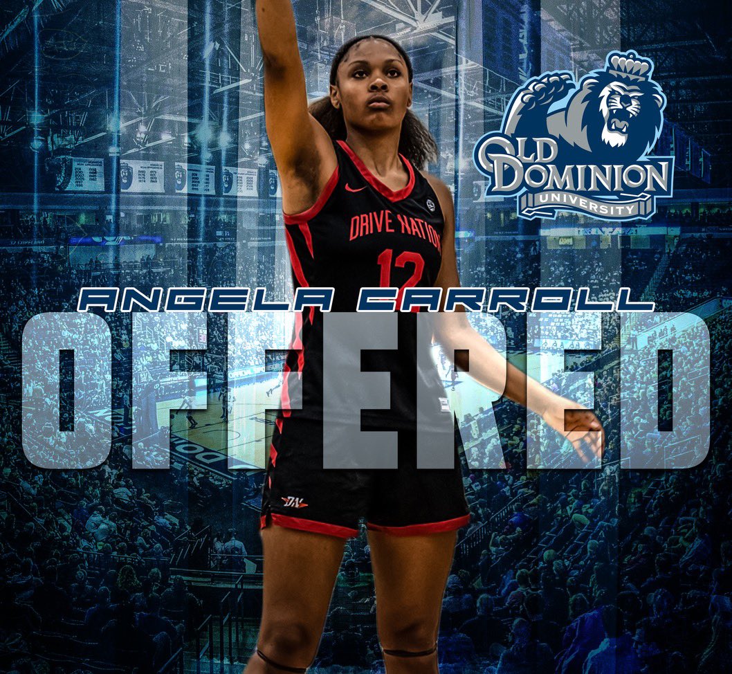 _angelacarroll's tweet photo. Very blessed to receive an opportunity to play for Old Dominion University! #AGTG https://t.co/CV6l6Tso2o
