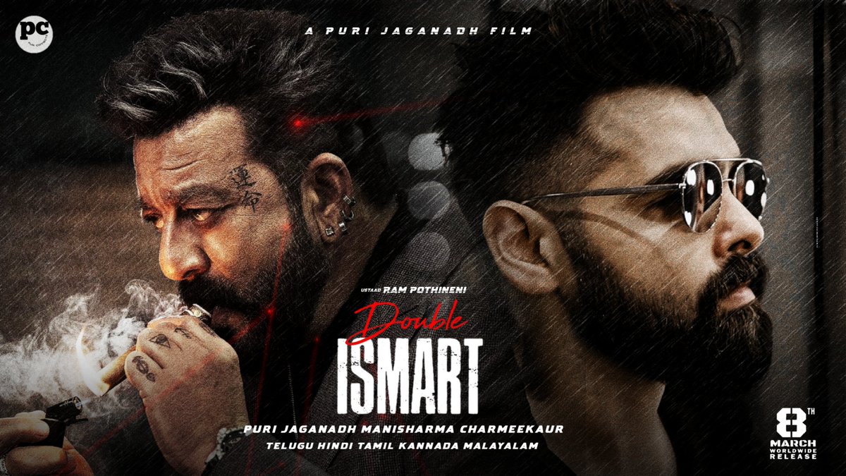 IamKedariSai's tweet photo. శివరాత్రికి రామా తాండవమే @ramsayz 🔥

IN CINEMAS MARCH 8th,2024  ❤️‍🔥

#PuriJagannadh @duttsanjay #Manisharma 
@PuriConnects @Charmmeofficial @IamVishuReddy #DoubleISMART https://t.co/TAaT6eJqBw