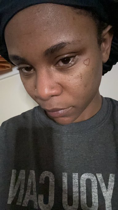 This how I know I was too fucked up last night. My nose stone done went missing 🤦🏾&zwj;♀️ https://t.co/U<a href="/tag/mvsales"class="tags"><span>#mvsales</span></a>