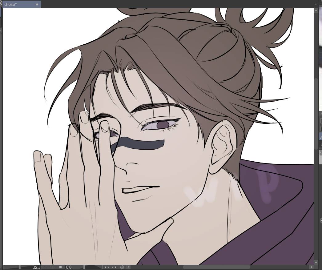 cc_leau's tweet photo. Ini wip biar keliatan masih gambar😀 https://t.co/S9JR51FriG