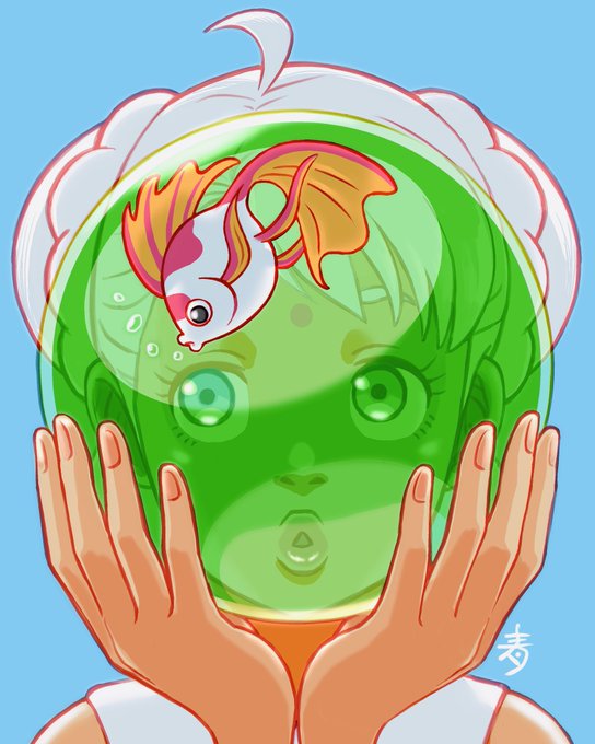 「bangs goldfish」 illustration images(Latest)