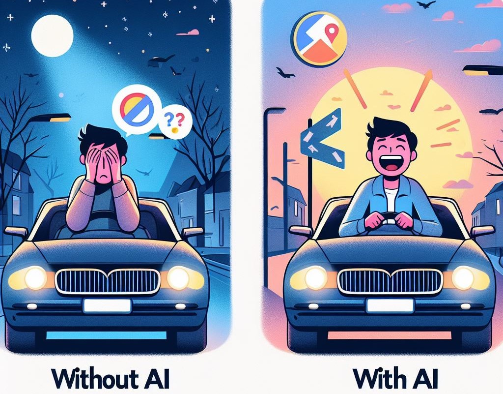 How2use_AI's tweet image. Google Maps just got upgraded!

AI has taken over, and it&apos;s mind-blowing.

Here are the 6 incredible features:
