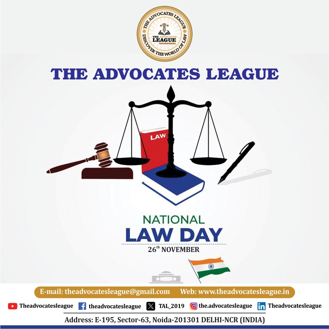 TAL_2019's tweet photo. Every society gets the kind of criminal it deserves. What is equally true is that every community gets the kind of law enforcement it insists on.

With this positive perspective, we wish you all a Happy #NationalLawDay!

#TheAdvocatesLeague 
#TAL  
#ConstitutitutionDay https://t.co/edI6s1beui