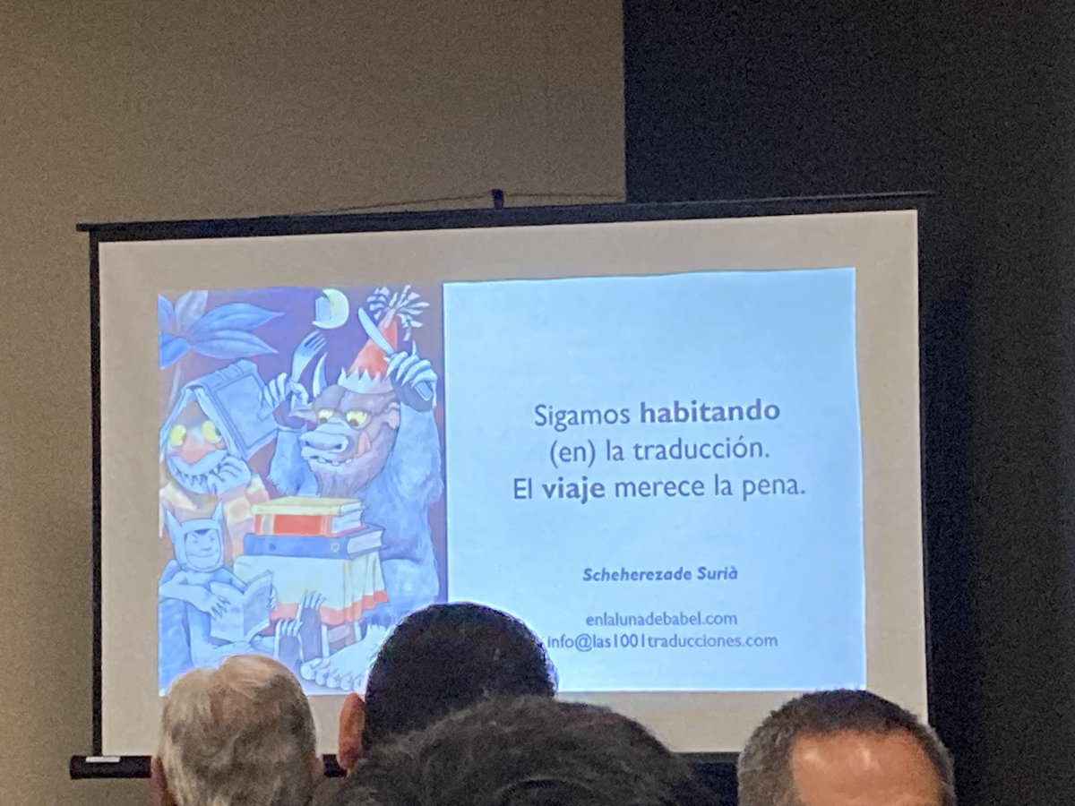 Hoy comenzó #SJ2023 y qué gran charla la de <a href="/Scheherezade_SL/">Scheherezade Surià</a> 
Mi yo estudiante está muy feliz de haber escuchado a esa persona que le inspiró y le sigue dando esperanzas de vivir de la traducción literaria. 
❤️‍🔥