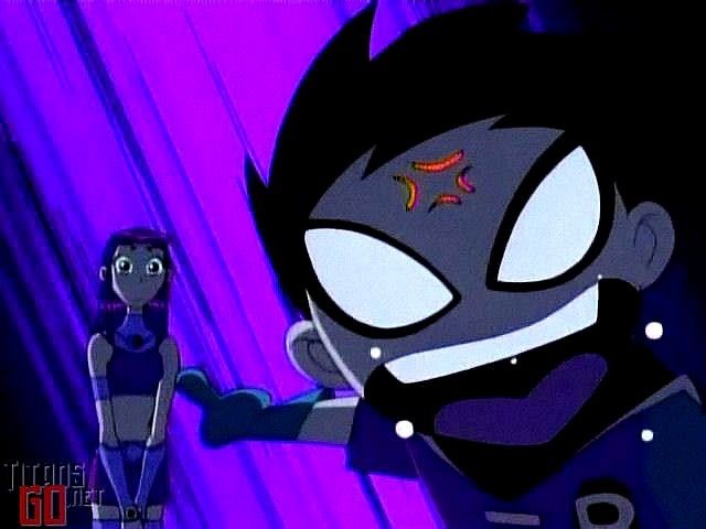Incoizhere's tweet photo. Tween Star and Robin as the scene where Robin says "SHE'S NOT MY GIRLFRIEND" #dcsuperherogirls #TeenTitans #TTG #RobStar #RobinxStarfire #StarfirexRobin #starfire #dickgrayson https://t.co/2oKmYzMlG3