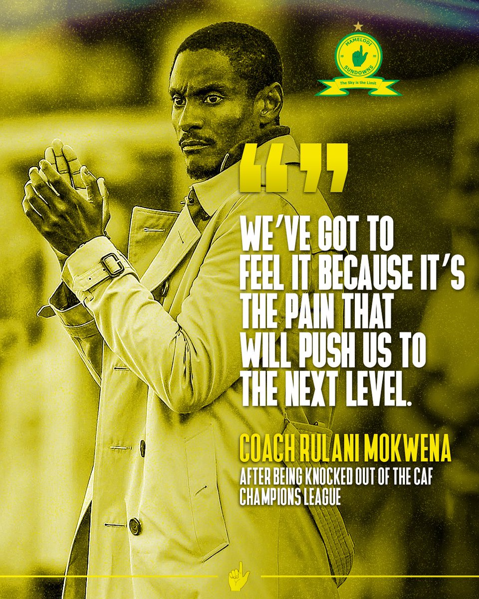 Our journey starts today, Masandawana. God bless Mamelodi Sundowns FC. 
#CAFChampionsLeague