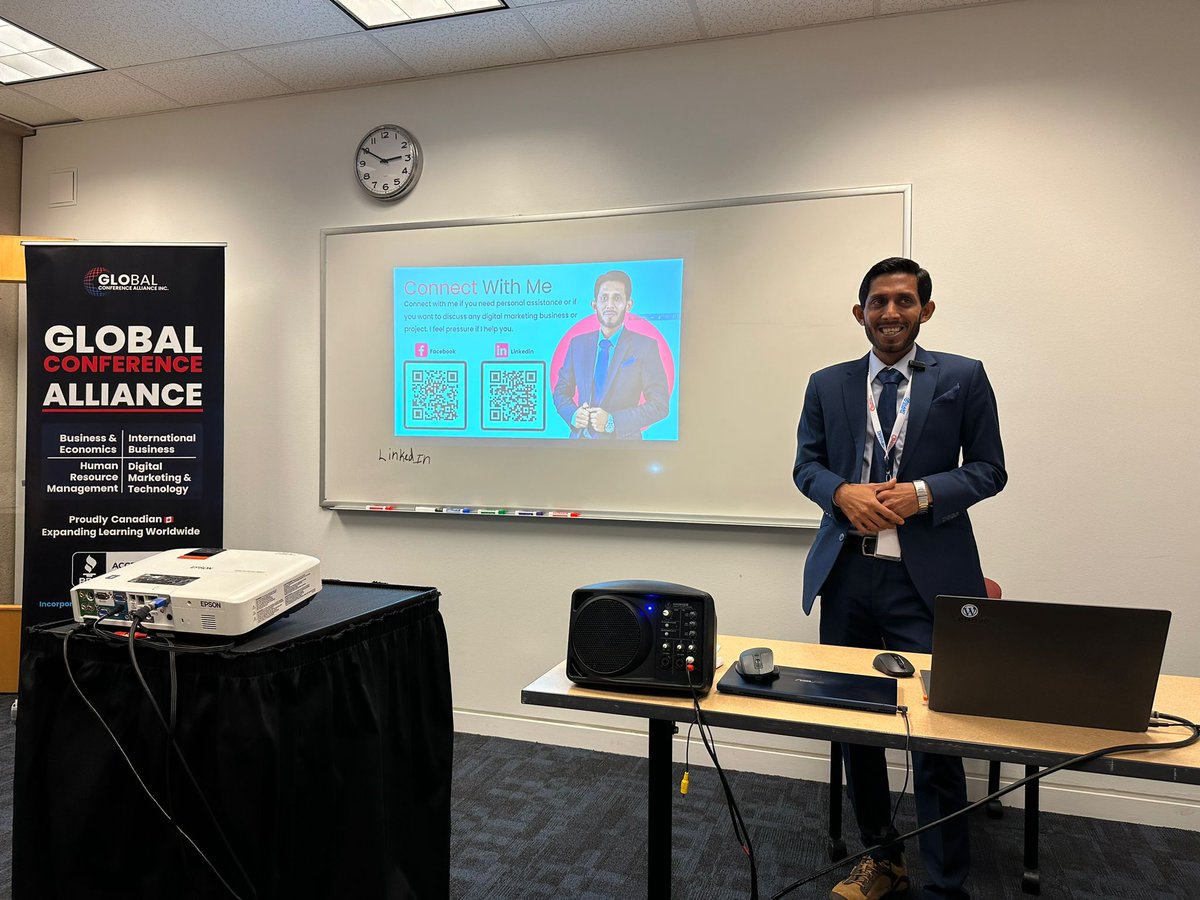 giantmarketers's tweet photo. 🚀 Yesterday was a historic day as our CEO and founder, Mr. Masum Billah Bhuiyan, took center stage as the keynote speaker at the 3rd Global Conference on Digital Marketing and Technology (GCDMT) in Vancouver, Canada! 
🗓️ November 25, 2023
#GCDMT2023 #DigitalMarketing #Keynote https://t.co/doitCOu0hY